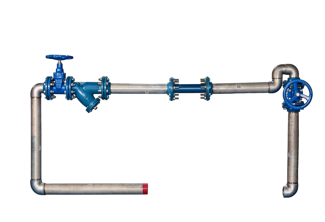 Kit Cavalete Simples DN80 3" com filtro V6